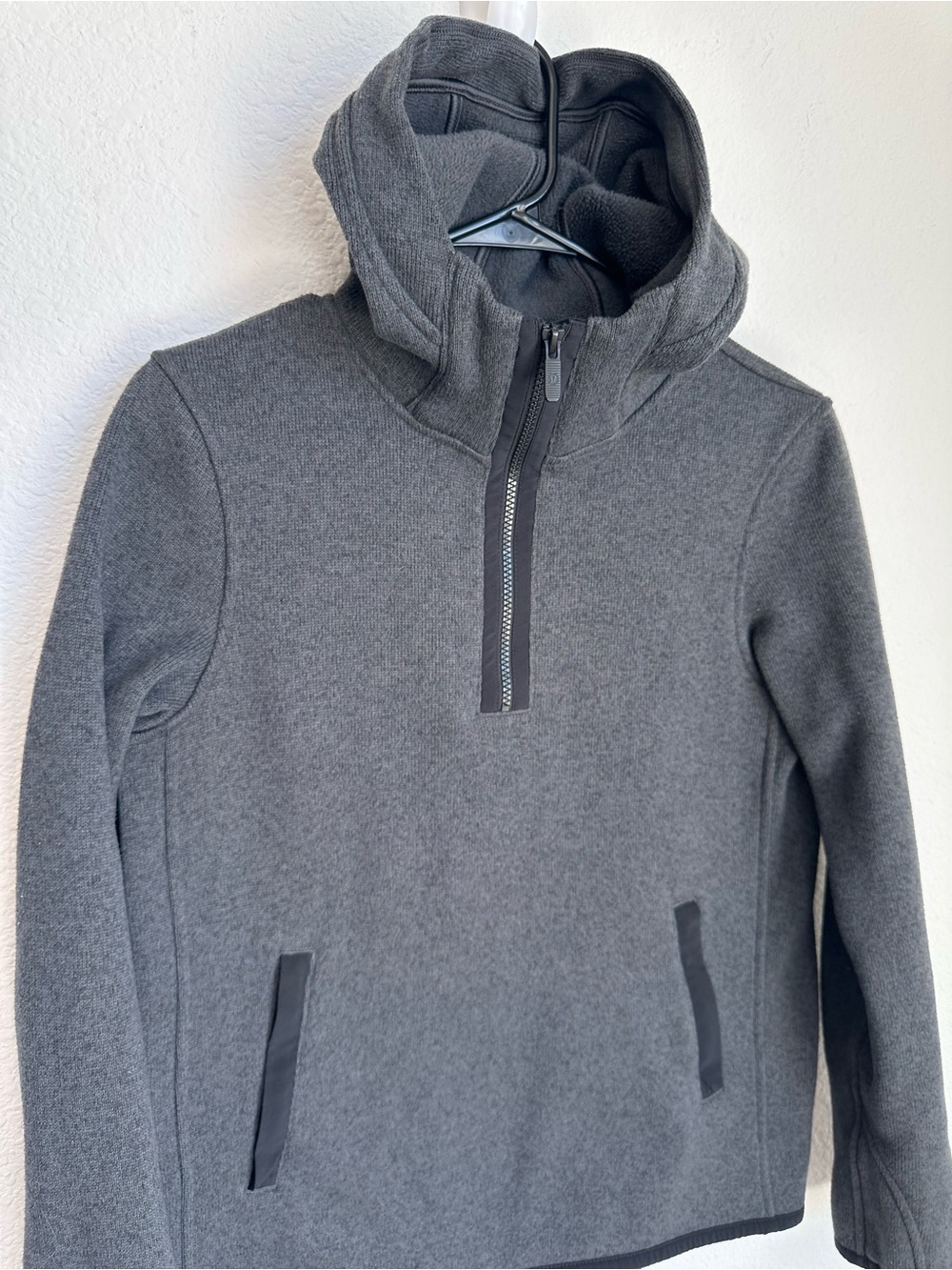 Lululemon It’s Fleecing Cold Pullover hoodie size 6 Heathered gray women’s - Picture 7 of 13